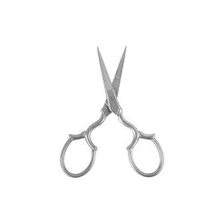 3.5" Matte Chrome Embroidery ScissorsPremax #PX1008 -Fabric Sewing Store px1008 open