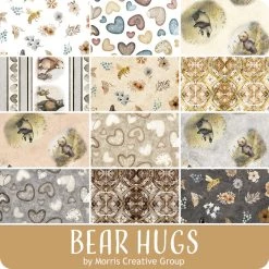 Bear Hugs Fat Quarter BundleMorris Creative Group For QT Fabrics