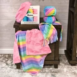 Rainbow Beginner Box Cuddle KitFeaturing Cuddle Fabric By Shannon Fabrics -Fabric Sewing Store rainbow 1