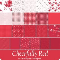 Cheerfully Red 5" StackerChristopher Thompson For Riley Blake Designs -Fabric Sewing Store rb cheerfullyred ydg cs