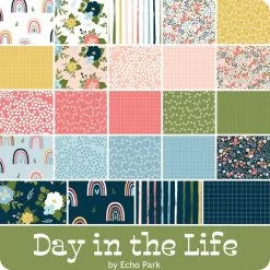 Day In The Life Fat Quarter BundleEcho Park For Riley Blake Designs -Fabric Sewing Store rb dayinthelife ydg cs 1