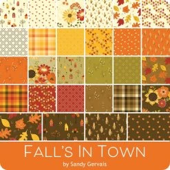 Fall's In Town 5" StackerSandy Gervais For Riley Blake Designs -Fabric Sewing Store rb fall sintown ydg cs 4