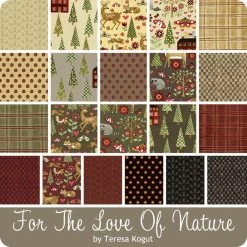 For The Love Of Nature 2.5" Rolie PolieTeresa Kogut For Riley Blake Designs -Fabric Sewing Store rb fortheloveofnature precut 900 new 1