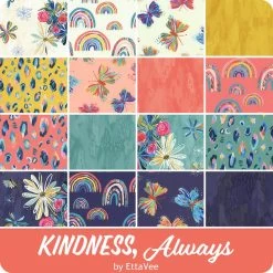Kindness, Always 10" StackerEttaVee For Riley Blake Designs 11 Kindness, Always 10" StackerEttaVee For Riley Blake Designs -Fabric Sewing Store rb kindnessalways precut cs 2 2