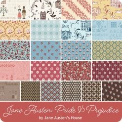 Jane Austen At Home: Pride & Prejudice 5" StackerJane Austen's House For Riley Blake Designs -Fabric Sewing Store rb pride prejudice ydg cs 1 3 1 1
