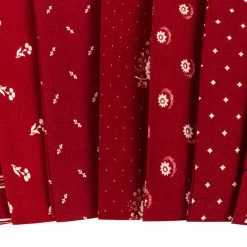 Red And White Gatherings Jolly BarPrimitive Gatherings For Moda Fabrics -Fabric Sewing Store red and white gatherings cu4 15