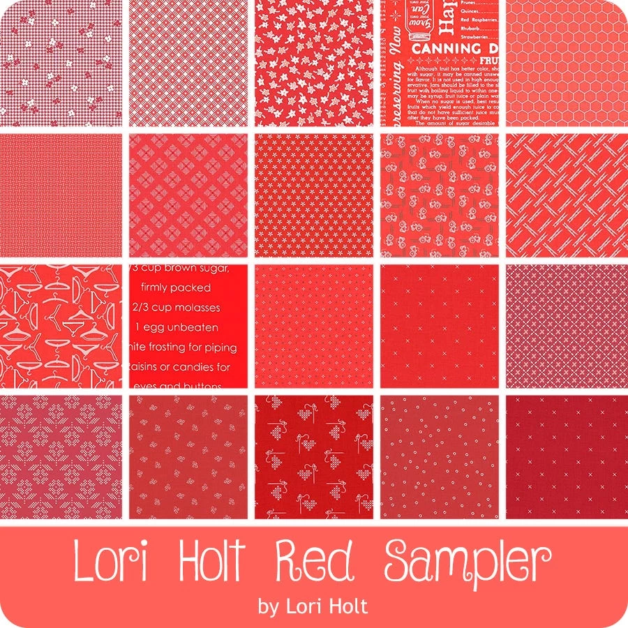 Lori Holt Red Sampler Fat Quarter BundleLori Holt For Riley Blake Designs 5 Lori Holt Red Sampler Fat Quarter BundleLori Holt For Riley Blake Designs - Image 5
