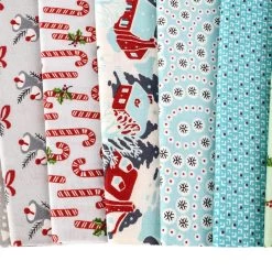 Retro Ho Ho Fat Quarter BundleAndover Fabrics 10 Retro Ho Ho Fat Quarter BundleAndover Fabrics -Fabric Sewing Store retrohohofqb cu2