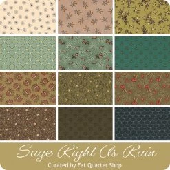 Sage Right As Rain Fat Quarter BundleKim Diehl For Henry Glass Fabrics 9 Sage Right As Rain Fat Quarter BundleKim Diehl For Henry Glass Fabrics -Fabric Sewing Store rightasrain sage fqb 900