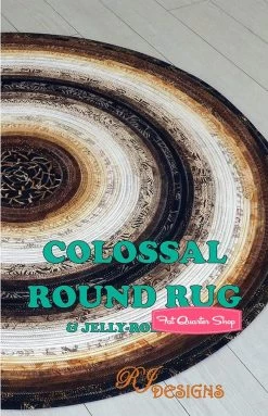 Colossal Round Rug Sewing PatternRJ Designs #RJD130