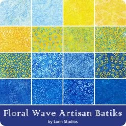 Floral Wave Artisan Batiks Roll UpLunn Studios For Robert Kaufman Fabrics 5 Floral Wave Artisan Batiks Roll UpLunn Studios For Robert Kaufman Fabrics -Fabric Sewing Store rk floralwaveartisanbatiks ydg cs 3