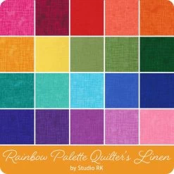 Rainbow Palette Quilter's Linen Roll UpStudio RK For Robert Kaufman Fabrics