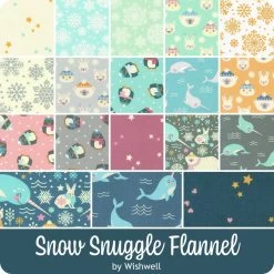 Snow Snuggle Flannel 10" SquaresWishwell For Robert Kaufman Fabrics 11 Snow Snuggle Flannel 10" SquaresWishwell For Robert Kaufman Fabrics -Fabric Sewing Store rk snowsnuggleflannel ydg 900 1 1