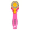 Olfa Fairy Floss Pink Splash 45mm Rotary CutterOlfa #RTY-2C-PIK