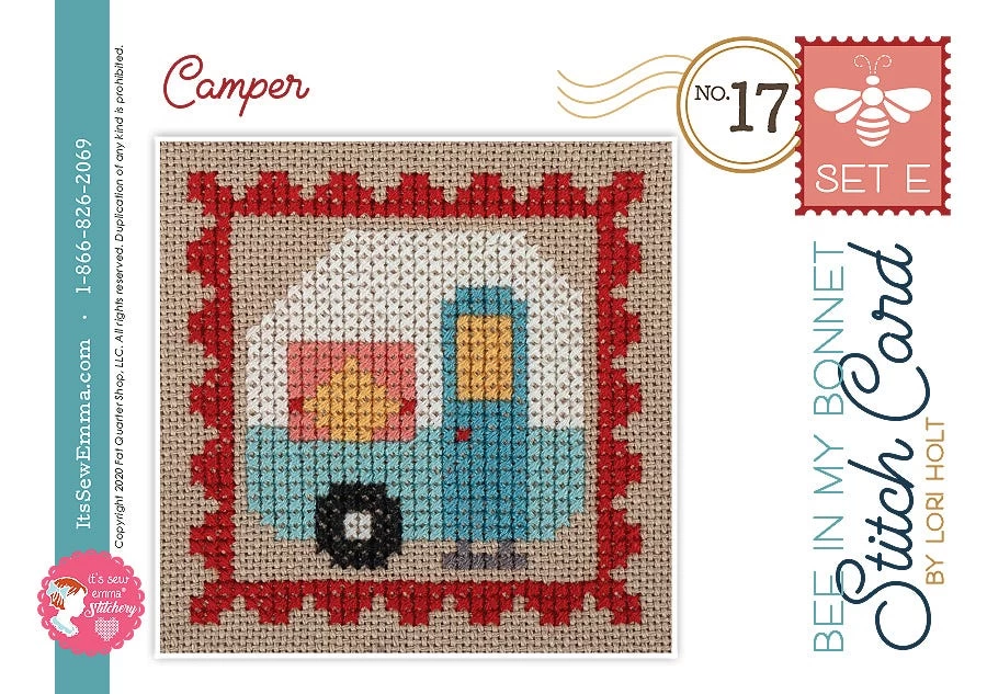 Bee In My Bonnet Stitch Cards Set ELori Holt Of Bee In My Bonnet #ISE-419 2 Bee In My Bonnet Stitch Cards Set ELori Holt Of Bee In My Bonnet #ISE-419 - Image 2