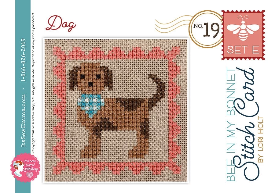 Bee In My Bonnet Stitch Cards Set ELori Holt Of Bee In My Bonnet #ISE-419 4 Bee In My Bonnet Stitch Cards Set ELori Holt Of Bee In My Bonnet #ISE-419 - Image 4