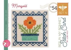 Bee In My Bonnet Stitch Cards Set NLori Holt Of Bee In My Bonnet #ISE-473 -Fabric Sewing Store sc 54 marigold