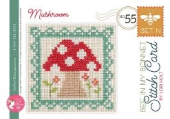 Bee In My Bonnet Stitch Cards Set NLori Holt Of Bee In My Bonnet #ISE-473 -Fabric Sewing Store sc 55 mushroom