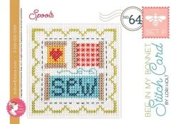 Bee In My Bonnet Stitch Cards Set PLori Holt Of Bee In My Bonnet #ISE-4011 -Fabric Sewing Store sc 64 spools 900