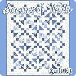 Scones & Tarts Quilt KitFeaturing Blueberry Delight By Bunny Hill Designs -Fabric Sewing Store sconestarts top cs