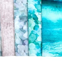 Sea Salt Half Yard BundleMcKenna Ryan For Hoffman Fabrics -Fabric Sewing Store sea salt hyb cu3