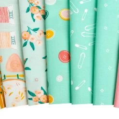 Sew Wonderful Fat Eighth BundlePaper + Cloth For Moda Fabrics -Fabric Sewing Store sew wonderful cu5 4