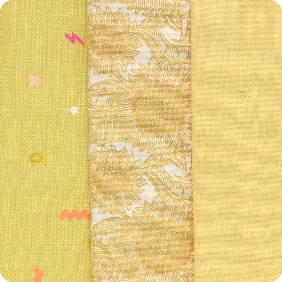 June 2023 Sew Colorful Yellow Fat Quarter BundleCurated By Fat Quarter Shop 2 June 2023 Sew Colorful Yellow Fat Quarter BundleCurated By Fat Quarter Shop - Image 2