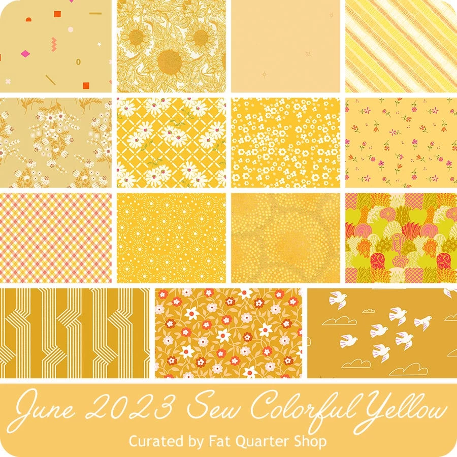 June 2023 Sew Colorful Yellow Fat Quarter BundleCurated By Fat Quarter Shop 7 June 2023 Sew Colorful Yellow Fat Quarter BundleCurated By Fat Quarter Shop - Image 7