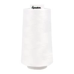 40wt White Machine Quilting 100% Cotton Cone Thread Signature Threads #47S-001