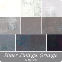 Silver Linings Grunge Basics Junior Jelly Roll BasicGrey For Moda Fabrics -Fabric Sewing Store silverliningsgrunge 900 1