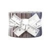 Silver Linings Grunge Basics Junior Jelly Roll BasicGrey For Moda Fabrics
