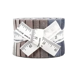 Silver Linings Grunge Basics Junior Jelly Roll BasicGrey For Moda Fabrics