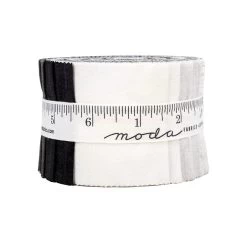 Silver Linings Grunge Basics Junior Jelly Roll BasicGrey For Moda Fabrics -Fabric Sewing Store silverliningsgrungebasics jr back