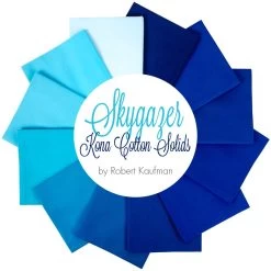 Sky Gazer Kona Cotton Solids Fat Quarter BundleSKU# FQ-921-12