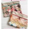 Divided Double Zip Pouch Downloadable PDF Sewing PatternSew Lux Fabric