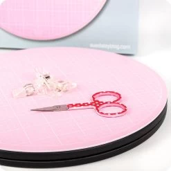 Sue Daley Designs 10" Rotating Circle Cutting MatSue Daley Designs #STCM-14795 12 Sue Daley Designs 10" Rotating Circle Cutting MatSue Daley Designs #STCM-14795 -Fabric Sewing Store stcm 14795 10inrotatingcirclecuttingmat additional