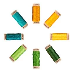 Summer Patchwork Seasons AuriFloss Thread PackAurifil