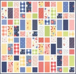 Sunwashed Jolly BarCorey Yoder For Moda Fabrics -Fabric Sewing Store summerpicnic 65.5x67.5 1