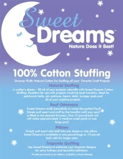 13 Pound Sweet Dreams 100% Cotton Bulk Roll StuffingQuilter's Dream #SWEET13