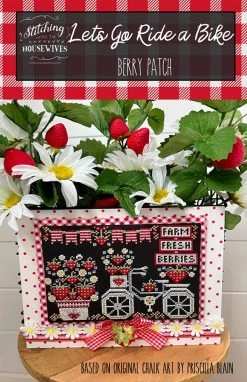 Berry Patch Lets Go Ride A Bike Cross Stitch PatternStitching With The Housewives