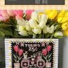 Tulip Trail Lets Go Ride A Bike Downloadable PDF Cross Stitch PatternStitching With The Housewives