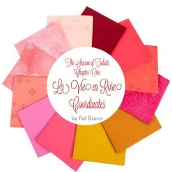 The Season Of Tribute Chapter One - La Vie En Rose Coordinates Fat Quarter BundlePat Bravo For Art Gallery Fabrics
