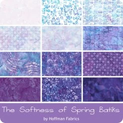 The Softness Of Spring Batiks Fat Quarter BundleHoffman Fabrics -Fabric Sewing Store thesoftnessofspringbatiks ydg cs 1