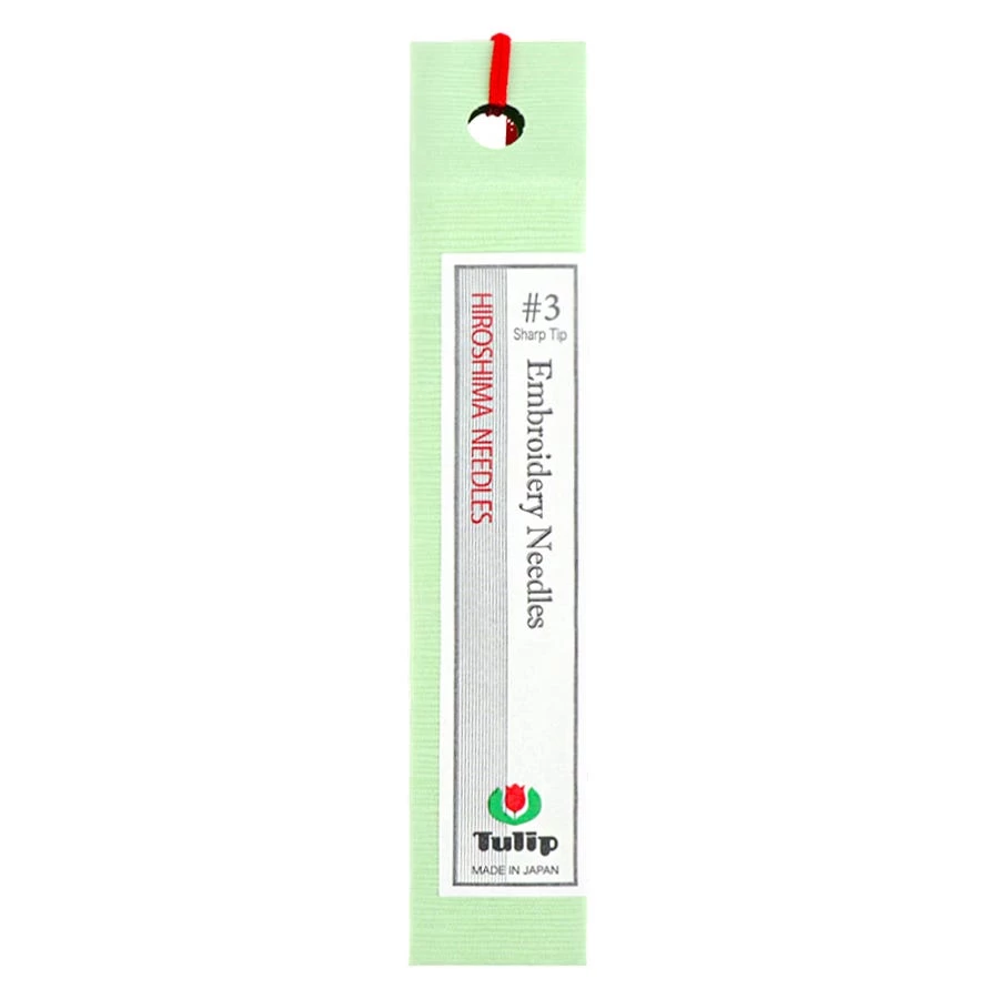 Tulip Embroidery Needles Sharp Tip Size 3Tulip Needles #THN-015E 1 Tulip Embroidery Needles Sharp Tip Size 3Tulip Needles #THN-015E