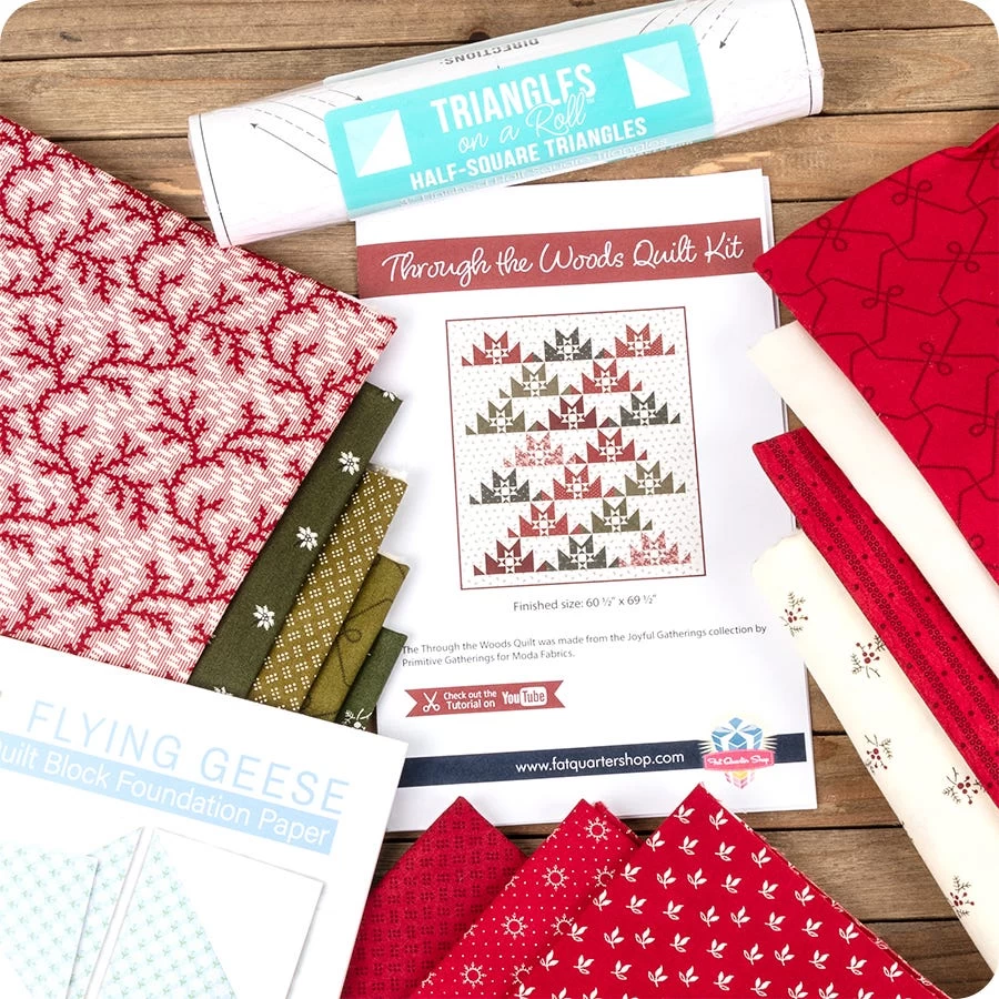 Through The Woods Quilt KitFeaturing Joyful Gatherings By Primitive Gatherings 12 Through The Woods Quilt KitFeaturing Joyful Gatherings By Primitive Gatherings - Image 12