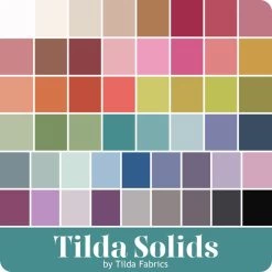 Tilda Solids Fat Eighth BundleTilda Fabrics -Fabric Sewing Store til tildasolids ydg cs