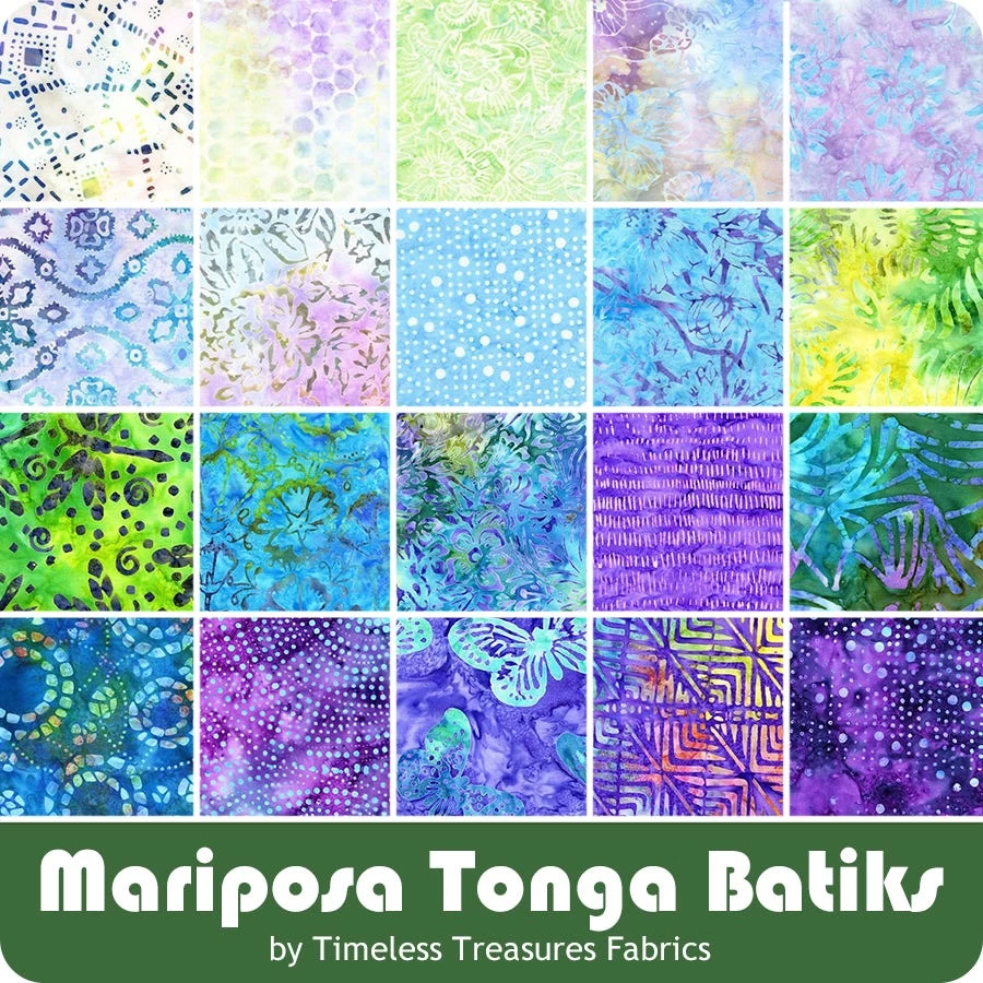 Mariposa Tonga Batiks Treat StripTimeless Treasures Fabrics 2 Mariposa Tonga Batiks Treat StripTimeless Treasures Fabrics - Image 2