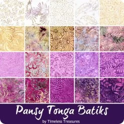 Pansy Tonga Batiks Treat ShortcakeTimeless Treasures Fabrics -Fabric Sewing Store tt pansytongabatiks ydg cs 1 1
