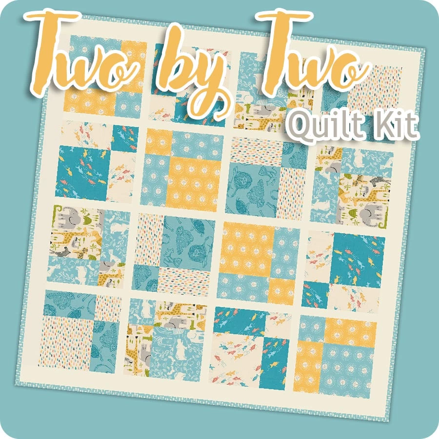 Two By Two Quilt KitFeaturing Noah's Ark By Stacy Iest Hsu 1 Two By Two Quilt KitFeaturing Noah's Ark By Stacy Iest Hsu