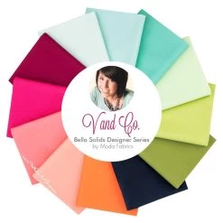 V And Co. Bella Solids Designer Fat Quarter BundleModa Fabrics